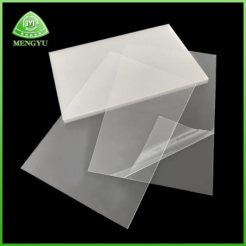 Mycket transparent husdjur plastfilm Polyesterfilm Plast Folding Box spacer/HGH Temperaturmotstånd Skrapa